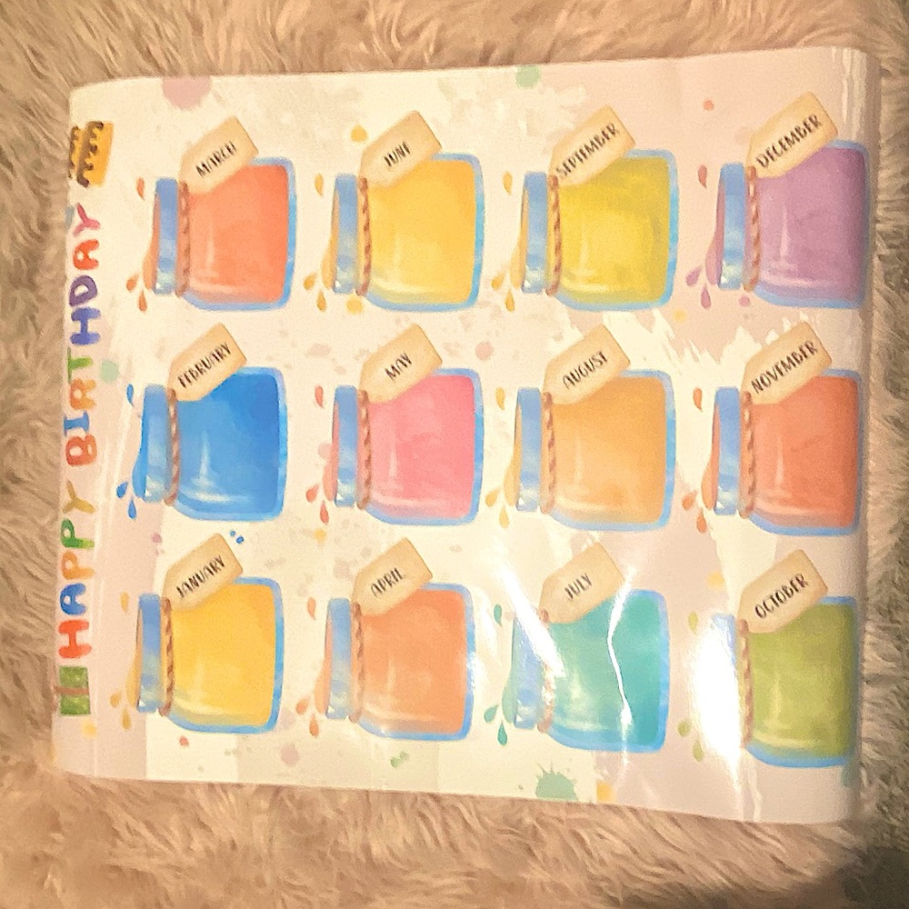 Birthday calendar